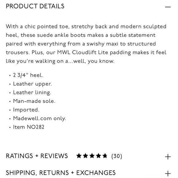 Madewell Justine ankle boot - suede dark coffee size 9 - Picture 2 of 10